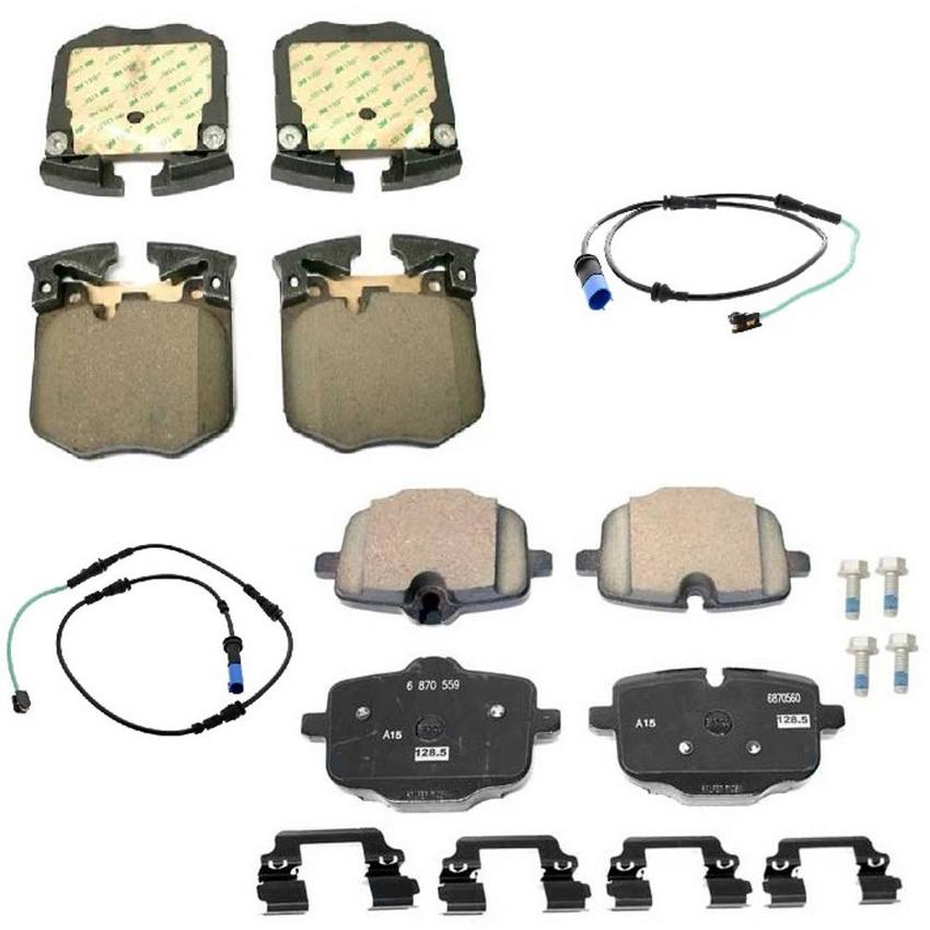 BMW Disc Brakes Kit - Pads Front and Rear